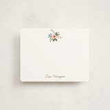 "Pretty Posie" - Children’s Stationery in Pink Candy by That Girl Press - Front