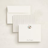 "Pretty Posie" - Children’s Stationery in Pink Candy by That Girl Press - Assembled