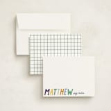 "Letter Blocks" - Children’s Stationery in Dino by Ashlee Townsend - Assembled