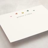 "Rainbow Hearts" - Children’s Stationery in Rainbow by Stacey Meacham - Detail