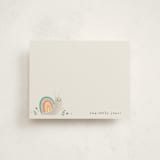 "rainbow snail" - Children’s Stationery in Sand by Cass Loh - Front