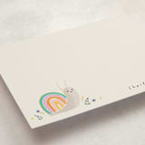 "rainbow snail" - Children’s Stationery in Sand by Cass Loh - Detail