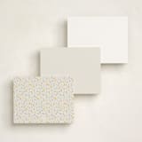 "flowers hedgehog" - Children’s Stationery in Sand by Cass Loh - Back of Card Options