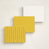 "Hello Cat" - Children’s Stationery in Sunshine by Pati Cascino - Back of Card Options