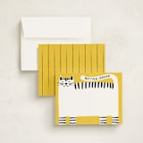 "Hello Cat" - Children’s Stationery in Sunshine by Pati Cascino - Assembled