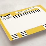 "Hello Cat" - Children’s Stationery in Sunshine by Pati Cascino - Detail
