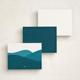 "Mr Whale" - Children’s Stationery in Snow by Adelyn T. - Back of Card Options