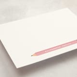 "Penciled" - Children’s Stationery in Candy by Christie Garcia - Detail