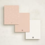 "Hello from a ladybug" - Children’s Stationery in Petal by Ilze Lucero - Back of Card Options