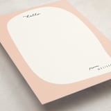"Hello from a ladybug" - Children’s Stationery in Petal by Ilze Lucero - Detail