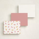 "summer hues" - Children’s Stationery in Cream by Anupama - Back of Card Options