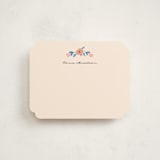 "Cherry Blossoms" - Children’s Stationery in Cornflower by Morgan Kendall - Front