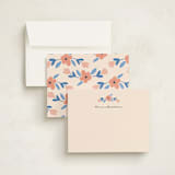 "Cherry Blossoms" - Children’s Stationery in Cornflower by Morgan Kendall - Assembled