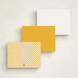 "Big Truck Parade" - Children’s Stationery in Sunshine by Snow and Ivy - Back of Card Options
