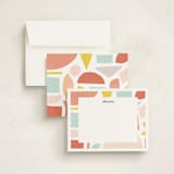 "Collage Frame" - Children’s Stationery in Coral by Iveta Angelova - Assembled