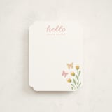 "Lovely garden" - Children’s Stationery in Salmon by Sabrin Deirani - Front