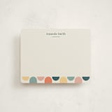 "Half Circles" - Children’s Stationery in Candy by elithing - Front