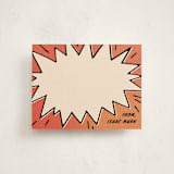 "Pow!" - Children’s Stationery in Fireball by Meggy Masters - Front