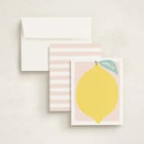 "cheery lemon" - Children’s Stationery in Petal by Karidy Walker - Assembled