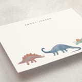 "Dinosaur Parade" - Children’s Stationery in Lagoon by Joanna Griffin - Detail