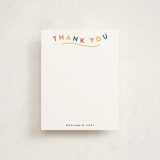 "Thankful Kid" - Children’s Stationery in Sherbet by Kristel - Front
