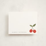 "twin cherries" - Children’s Stationery in Whipped Cream by Karidy Walker - Front