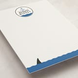 "Beware of the Shark" - Children’s Stationery in Deep Blue by Adam Lorber - Detail