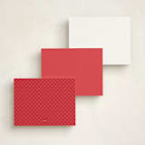 "In the Clouds" - Children’s Stationery in Pale Carmine by Ann Gardner - Back of Card Options