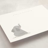 "blushing elephant" - Children’s Stationery in Grape by Angela Garrick - Detail