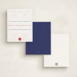 "Slap Stick" - Children’s Stationery in Face Off by Jennifer Thomke - Back of Card Options