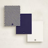 "Zeus" - Children’s Stationery in Navy by Rebecca Bowen - Back of Card Options
