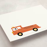 "Sound The Alarm!" - Children’s Stationery in Fire Engine by Angela Thompson - Detail