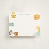 "walk on the wild side" - Children’s Stationery in Sunny by peetie design - Front