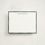"Wide Stripe Nautical" - Children’s Stationery in Emerald by Seth Caskey - Front