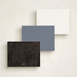 "Baby Animal Bear" - Children’s Stationery in Denim by Cass Loh - Back of Card Options