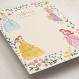 "Disney Princess Garden Party" - Children’s Stationery in Buttercream by Cass Loh - Detail