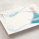 "Disney Frozen Snow Sparkles" - Children’s Stationery in Snow by curiouszhi - Detail