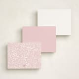 "soft" - Children’s Stationery in Blush by Jen Owens - Back of Card Options