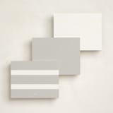 "Simply Baby" - Children’s Stationery in Aluminum by Susan Brown - Back of Card Options