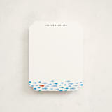 "Stand Out" - Children’s Stationery in Ocean Blue by Jennifer Thomke - Front