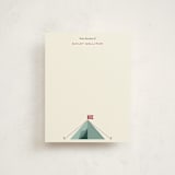 "Little Adventurer" - Children’s Stationery in Blue Slate by Leah Bisch - Front