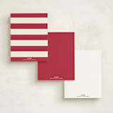 "Little Adventurer" - Children’s Stationery in Blue Slate by Leah Bisch - Back of Card Options