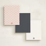 "With Love" - Children’s Stationery in Coral by Erin Deegan - Back of Card Options