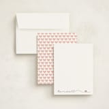"With Love" - Children’s Stationery in Coral by Erin Deegan - Assembled