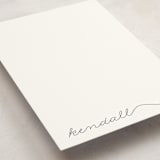 "With Love" - Children’s Stationery in Coral by Erin Deegan - Detail