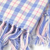 "Sofia Plaid Handwoven Cotton Kitchen Towel" - Tea Towels in blue by Archive New York