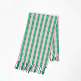 "Flora Striped Handwoven Cotton Kitchen Towel" - Tea Towels in pink by Archive New York