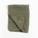 "Stone Washed Linen Tea Towel - Sage" - Tea Towels in green by Powered By People