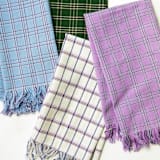 "Chiapas Lilac Handwoven Kitchen Towel" - Tea Towels in purple by Archive New York