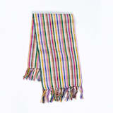 "Valentina Rainbow Striped Handwoven Cotton Kitchen Towel" - Tea Towels in multicolor by Archive New York